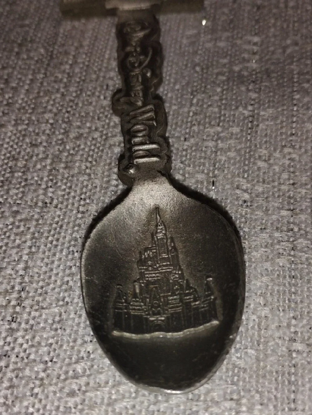 Disney Pewter Collectible Souvenir Spoon - Silver